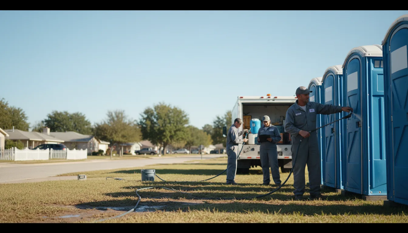 Long-Term Portable Toilet Rental in Ellerbe, NC near me